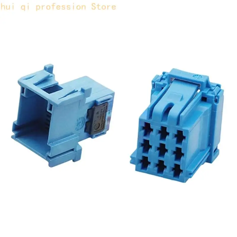 Fahrzeugstromkabel-Gehäusepaar mit blauen 8-Wege-Gehäusen für Service 6-968971-1 H8WE – Detail 7