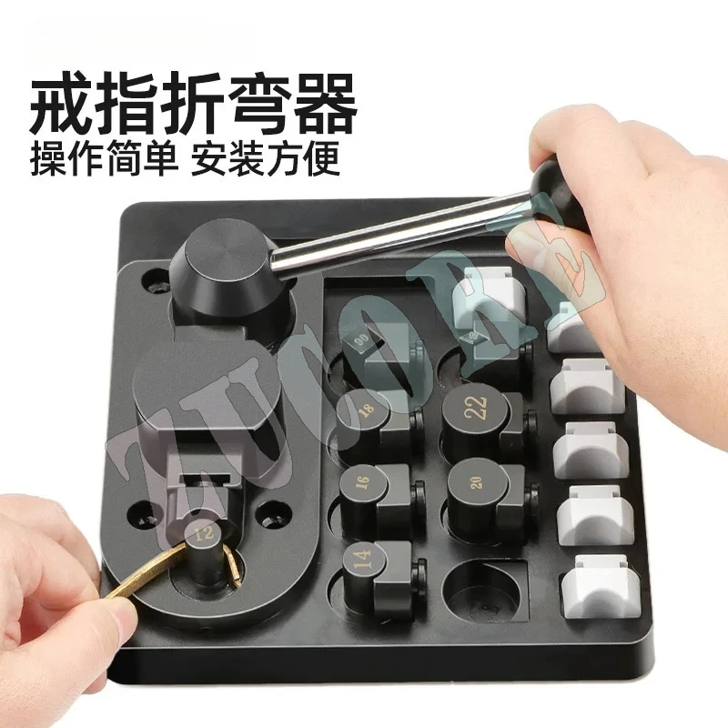 آلة ثني الصفائح المعدنية لثني الصفائح النحاسية الذهبية والفضية آلة ثني شريط المجوهرات في المخزون