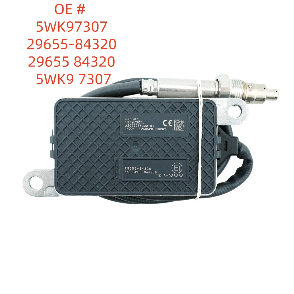 

High quality Brand New 5WK97307 29655-84320 29655 84320 5WK9 7307 Nitrogen Oxides Sensor 24V For Hyundai