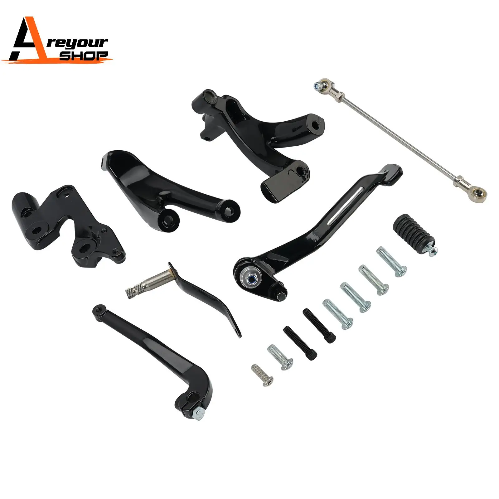 AREYOURSHOP M8 FORWARD CONTROL KIT FOR SOFTAIL FXST LOW RIDER S ST FXLR STREET BOB FXBB 18+