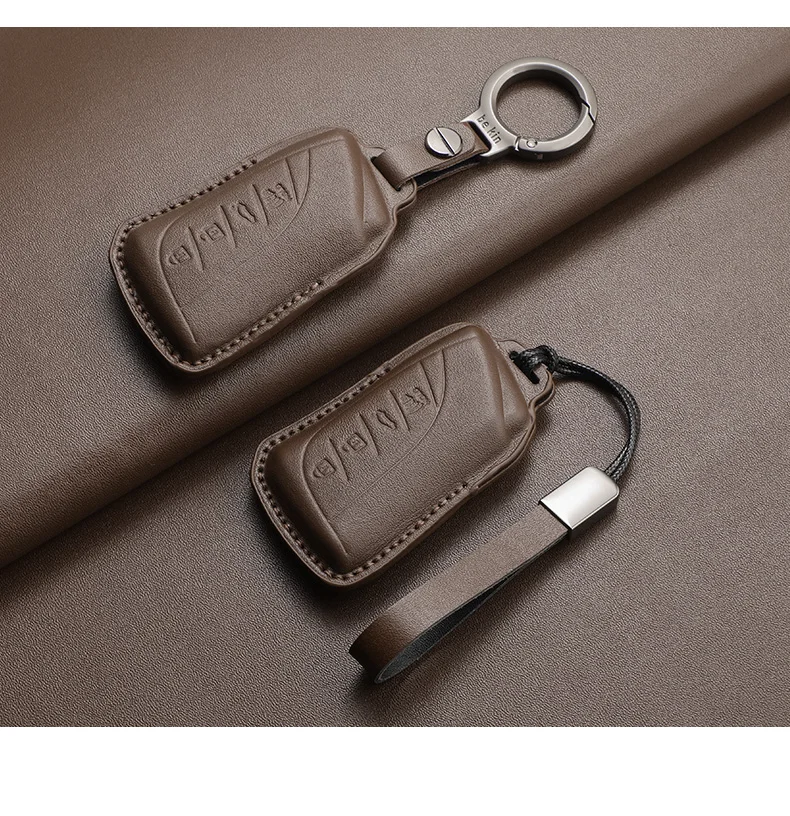 Echtes Leder Autoschlüssel-Etui für Lexus NX ES UX US RC LX GX IS RX 200 250h 350h LS 450h 260h 300h UX200 Autoschlüsselanhänger-Hülle – Detail 10