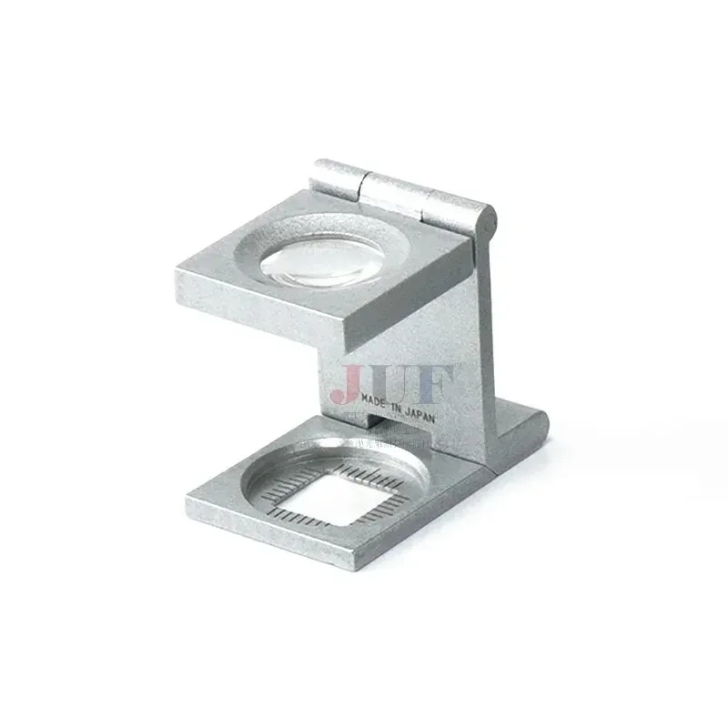 Foldable ruler magnifying glass desktop watch repair 6/8/10x