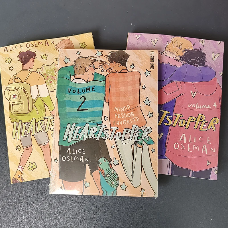 1pc Heartstopper Series Volume 1/2/3/4 Books to read By Alice Oseman Heartstopper Books in english spreen books