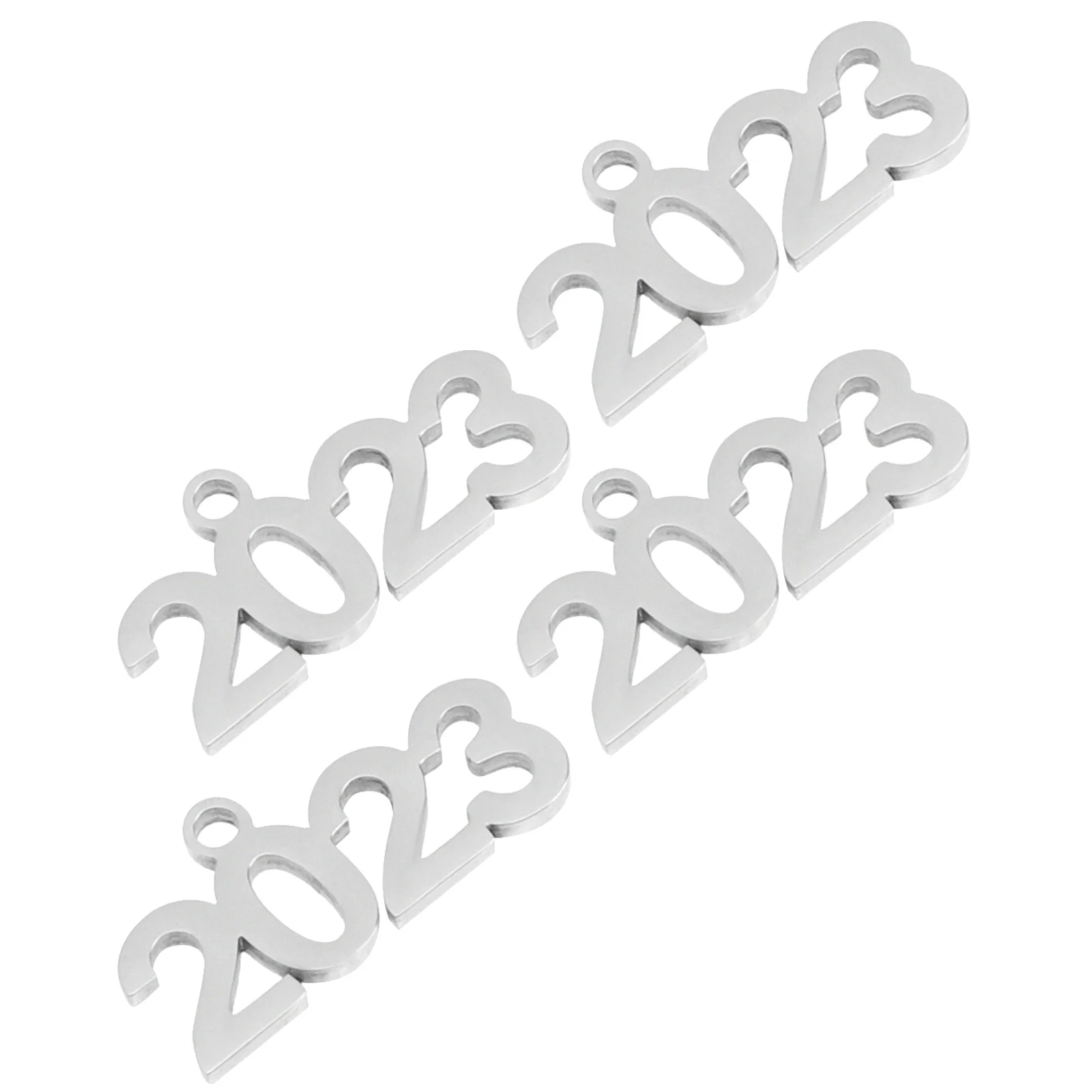 4Pcs 2023 Charms Jewelry Making Charms DIY Bracelets Necklaces Keychain Pendant Accessories DIY Making Charms,