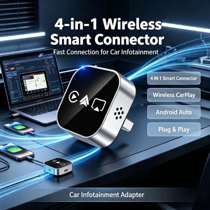 Updated 2026 Carplay Converter Realizes One-Click Installation For Daily Urban Commute Multimedia Screen Projection