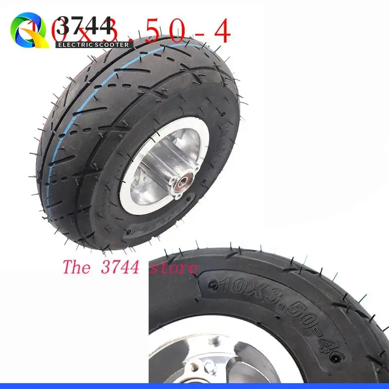 

10*3,50-4 шины, колеса, ступица, обод 10x3,50-4 шины для ATV Quad Go Kart 47cc 49cc, аксессуары для электросамокатов