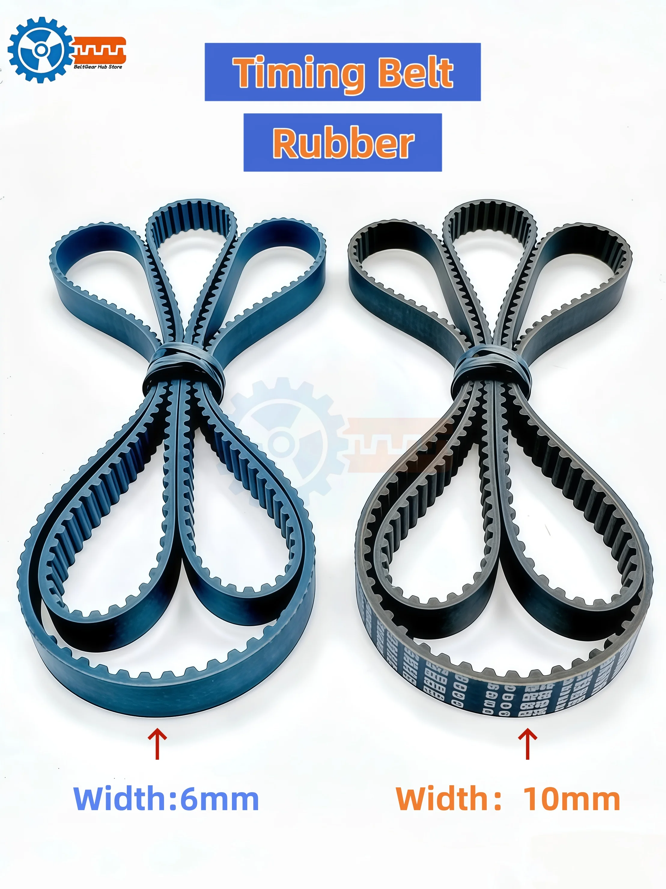 GT2 Timing Belt Width 6/10/15mm 2GT Closed Loop Rubber Perimeter 640mm~1000mm 3D Printer Belt Parts Timing Synchronous Belt