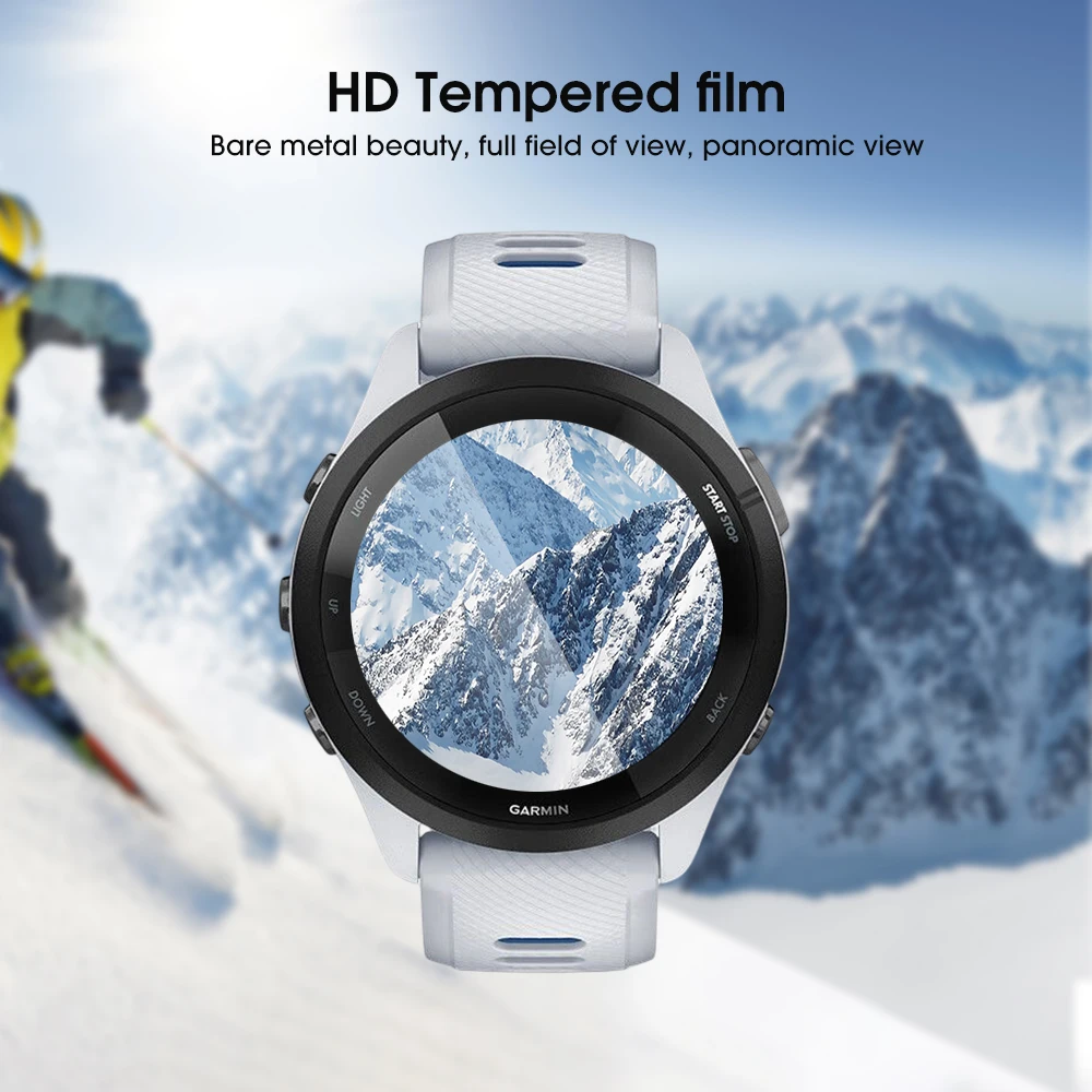 Film hidrogel TPU lembut untuk Garmin Forerunner 965 265 265s jam tangan pintar antigores pelindung layar lapisan bening untuk Garmin