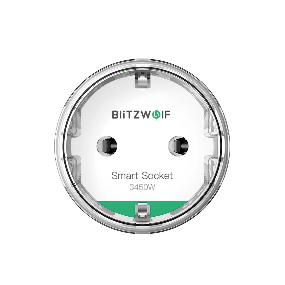 BlitzWolf BW-SHP6 Pro 15A 3450W WiFi Smart Plug presa di corrente Wireless monitoraggio energetico senza Hub App telecomando