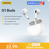 UMIDIGI G1 Buds TWS Wireless Earphones Bluetooth 5.3 ENC Sport Noise Reduction 380mAh Headsets With Microphone