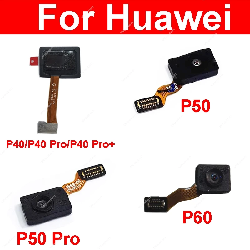 

For Huawei P40 P50 P60 Pro Plus Under Screen Fingerprint Flex Cable Home Return Key Sensor Flex Ribbon Replacement Parts