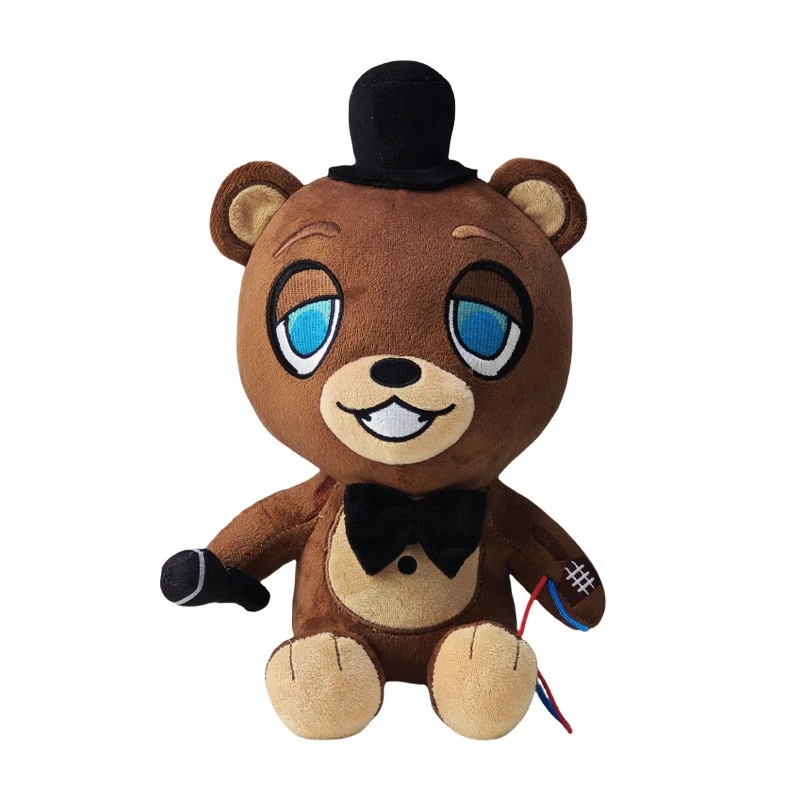

Game Cartoon Collection Plush Toy With Microphone And Little Bear Soft Stuffed Animal Doll For Kids Holiday Birthday Gift Party