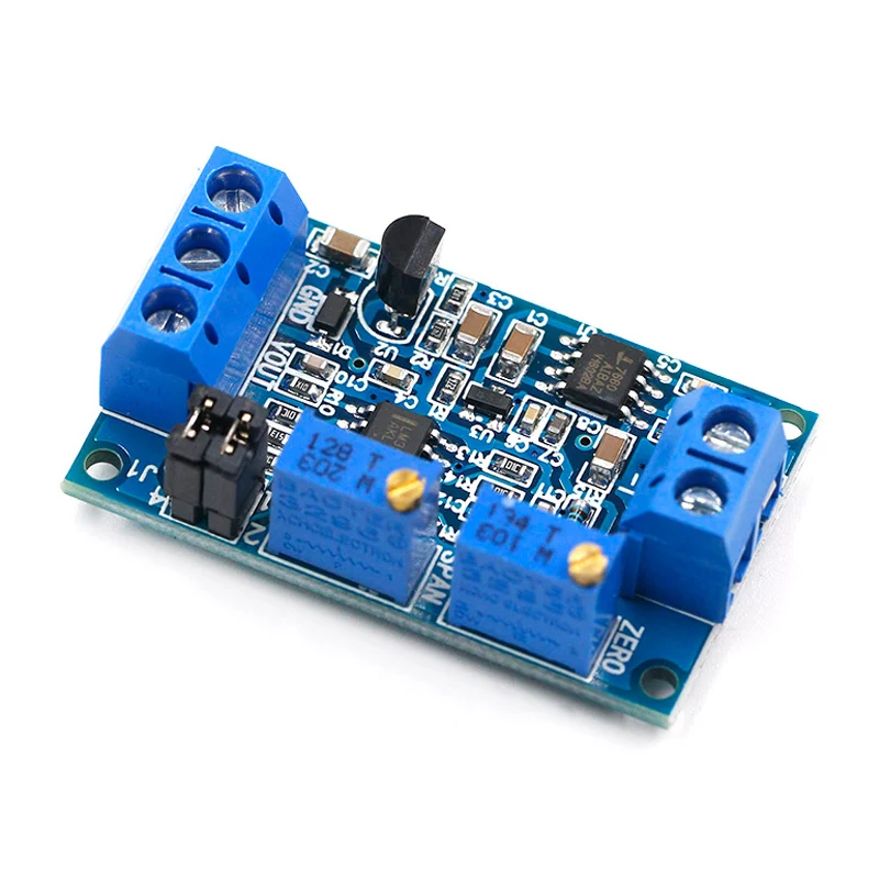 Current voltage module 0/4-20mA to 0-3.3V5V10V voltage transmitter module signal conversion board