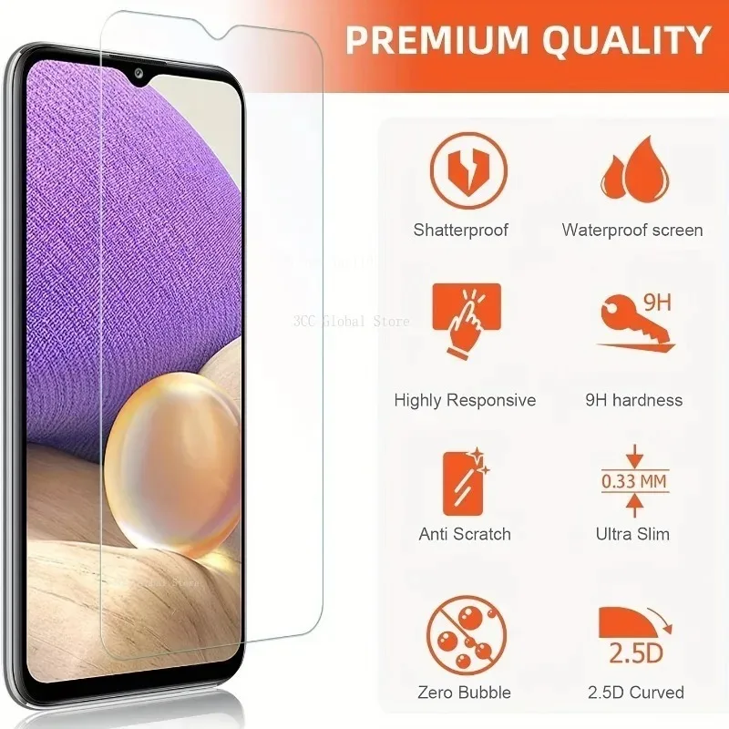 3 шт., прозрачное закаленное защитное стекло для Samsung Galaxy A20S A02 A03 A03S A13 A04 A12 M12, стекло, бесплатная быстрая доставка