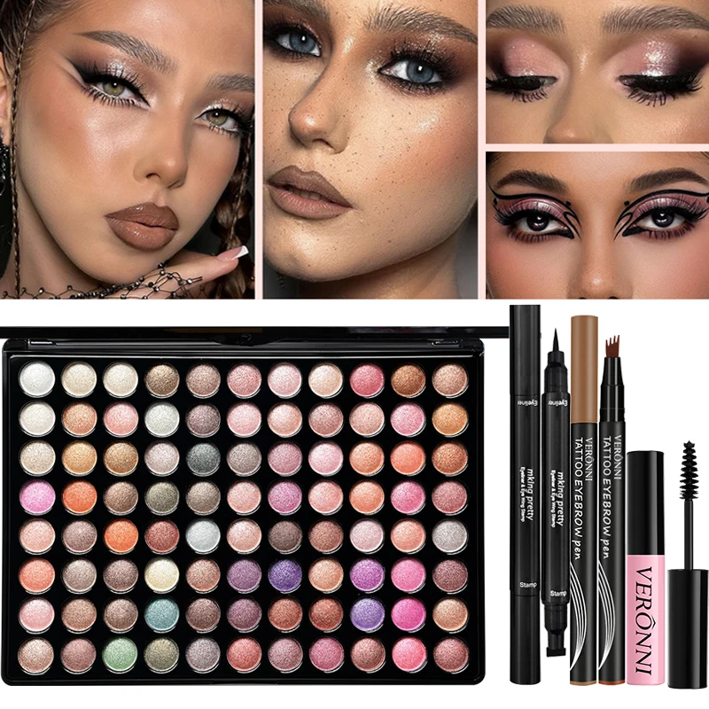 Beauty Mark Makeup - Paleta de Sombras com 88 Cores,