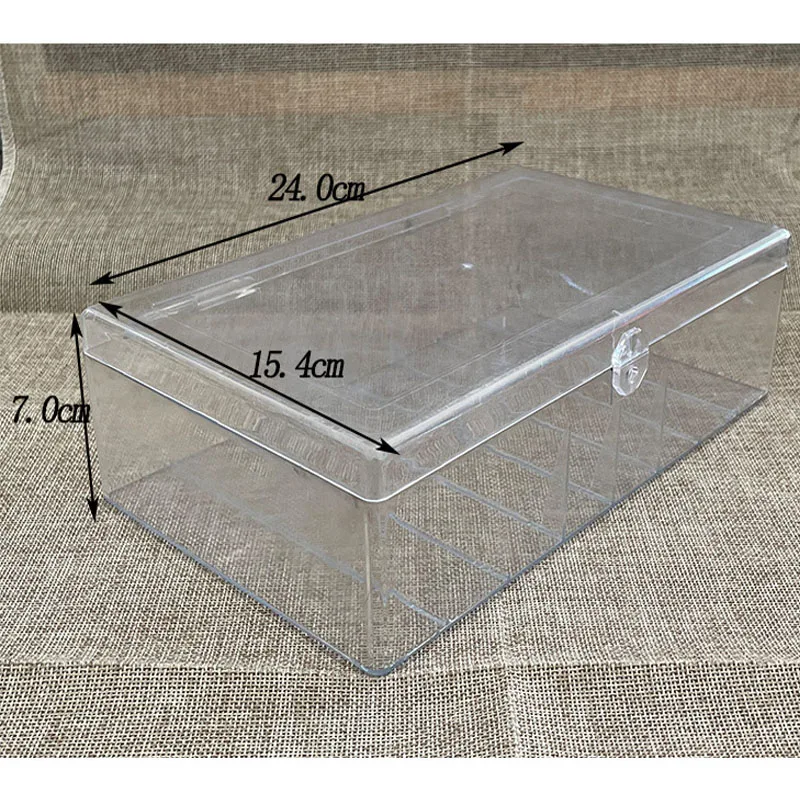 신제품 대형 개방 64 그리드 아크릴 엘리자베스 비드 스토리지 박스, 투명 쌀 비드 박스 비즈 DIY 생산 드릴 플레이트 랙