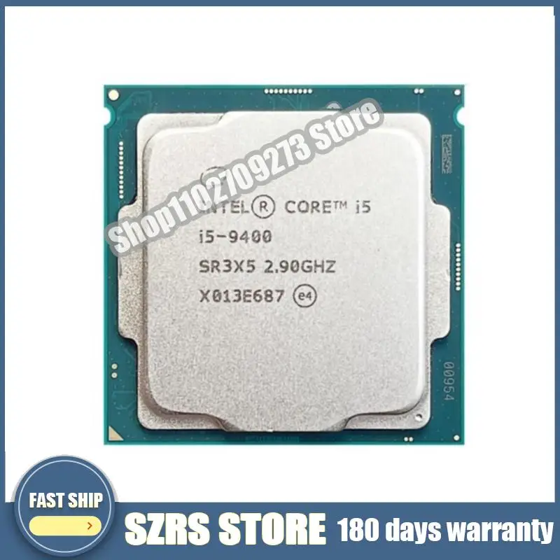 Processeur Int@l Core i5 9400 2.9GHz, 6 cœurs, 6 threads, 65W, 9M, LGA 1151, d'occasion