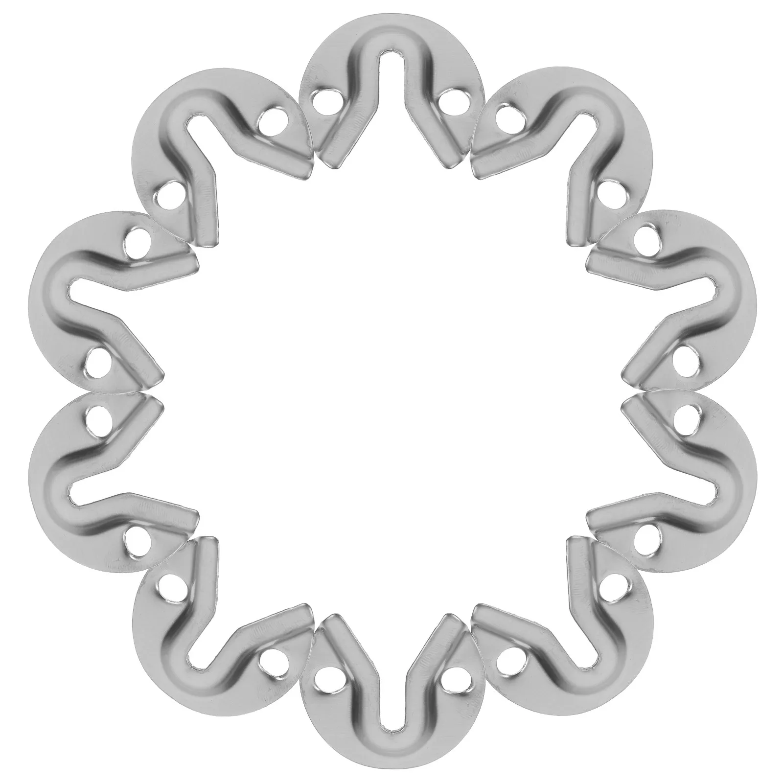 Keyhole Bracket Interlocking Picture Hangers Metal Wall Mounting Clips for Frames Mirrors Shelves Headboards Mirror Mounting