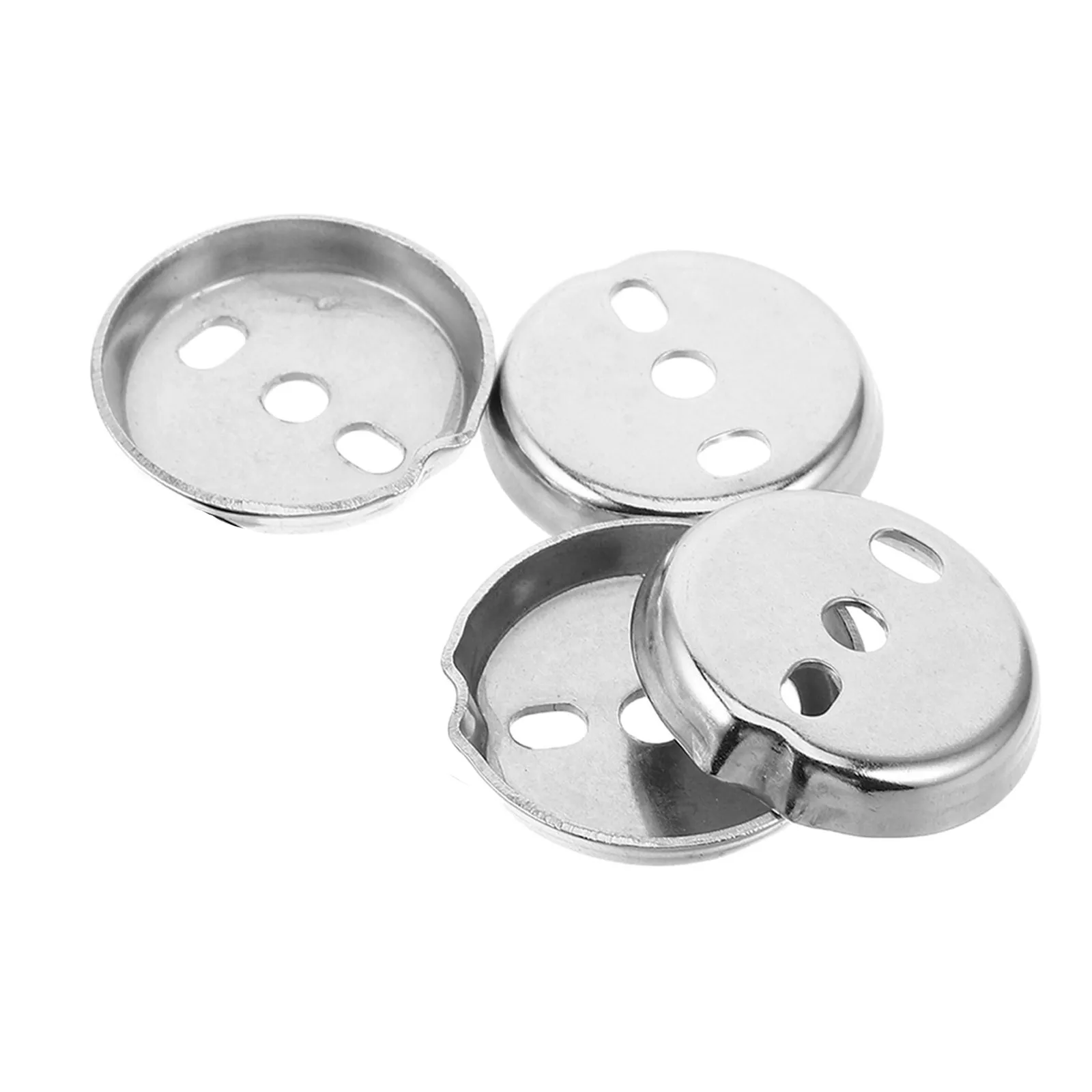 4Pcs Towel Bar Base Spacers 38.5mm Round Stainless Steel Waterproof Bathroom Hardware Accessory for Stable Secure Shower