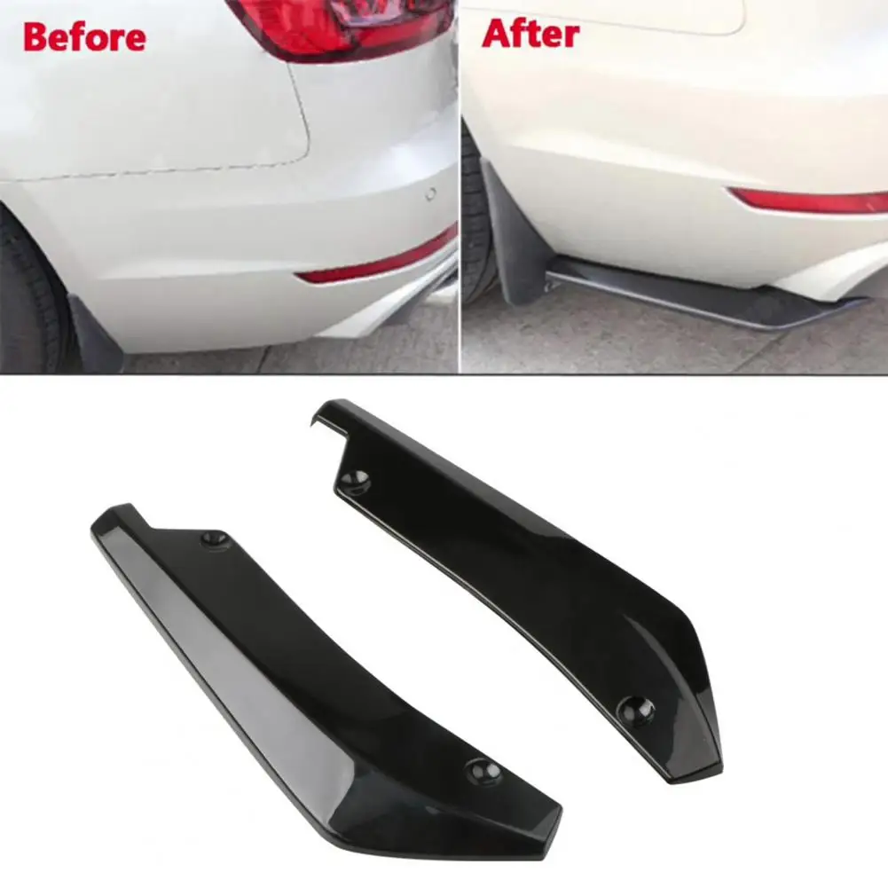 

Useful Car Rear Bumper Long-lasting Scratch Proof Universal Bumper Diffuser Spoiler Decorative