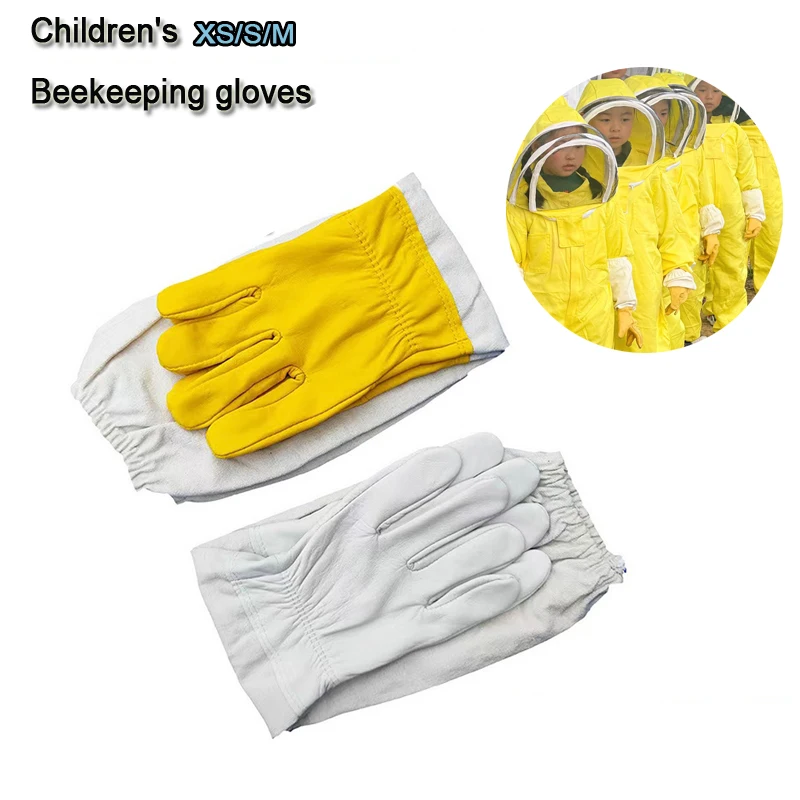 

XS/S/M Beekeeper Gloves Protective Sleeves Ventilated Professional Anti Bee for Apiculture Beekeeper Prevent Beehive tools