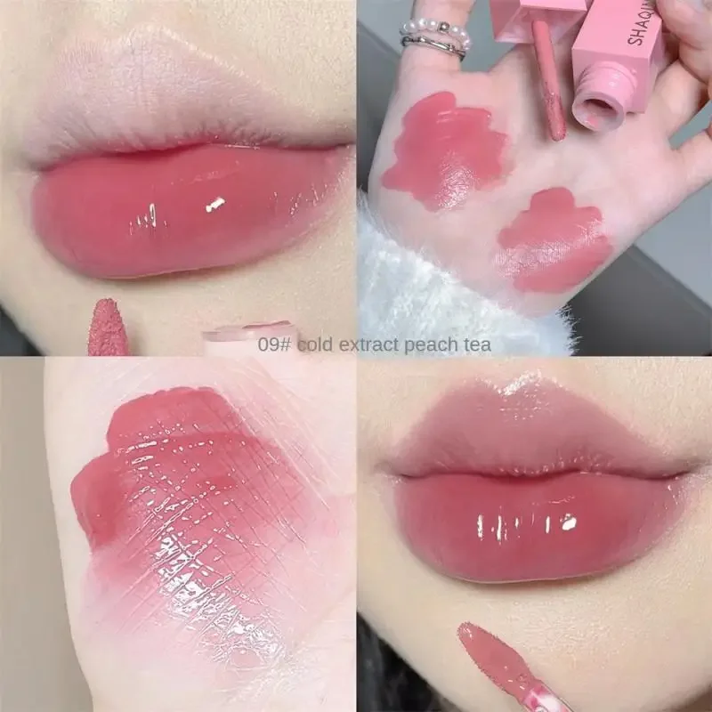 Heallor White ning Lippen glasur Antihaft becher Lip gloss spiegel ähnliches Finish hell gefärbte feuchtigkeit spendende Lip gloss Kosmetik populari