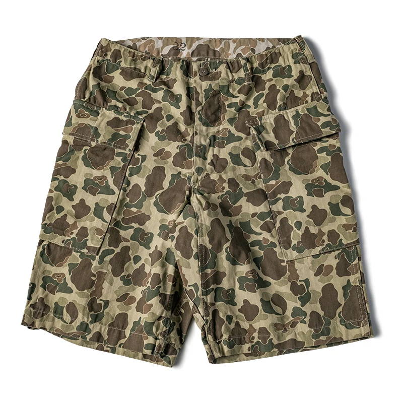 Bronson M43 HBT orts camuflados soltos, calças masculinas de trabalho com vários bolsos, verão casual estilo jovem, cintura...
