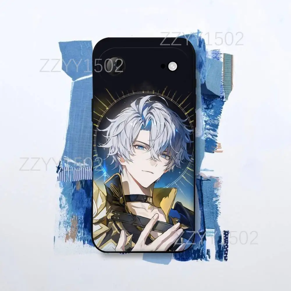 Custodia per telefono H-Honkai Star Rail Phainon per iPhone 17,16,15,14,13,12,Pro,Max,Plus,E,SE4,Air,Mini Custodia nera