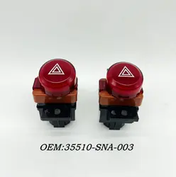 For Civic sedan 2006-2011 Double flash switch Emergency double tripping switch Warning lamp switch 35510-SNA-003