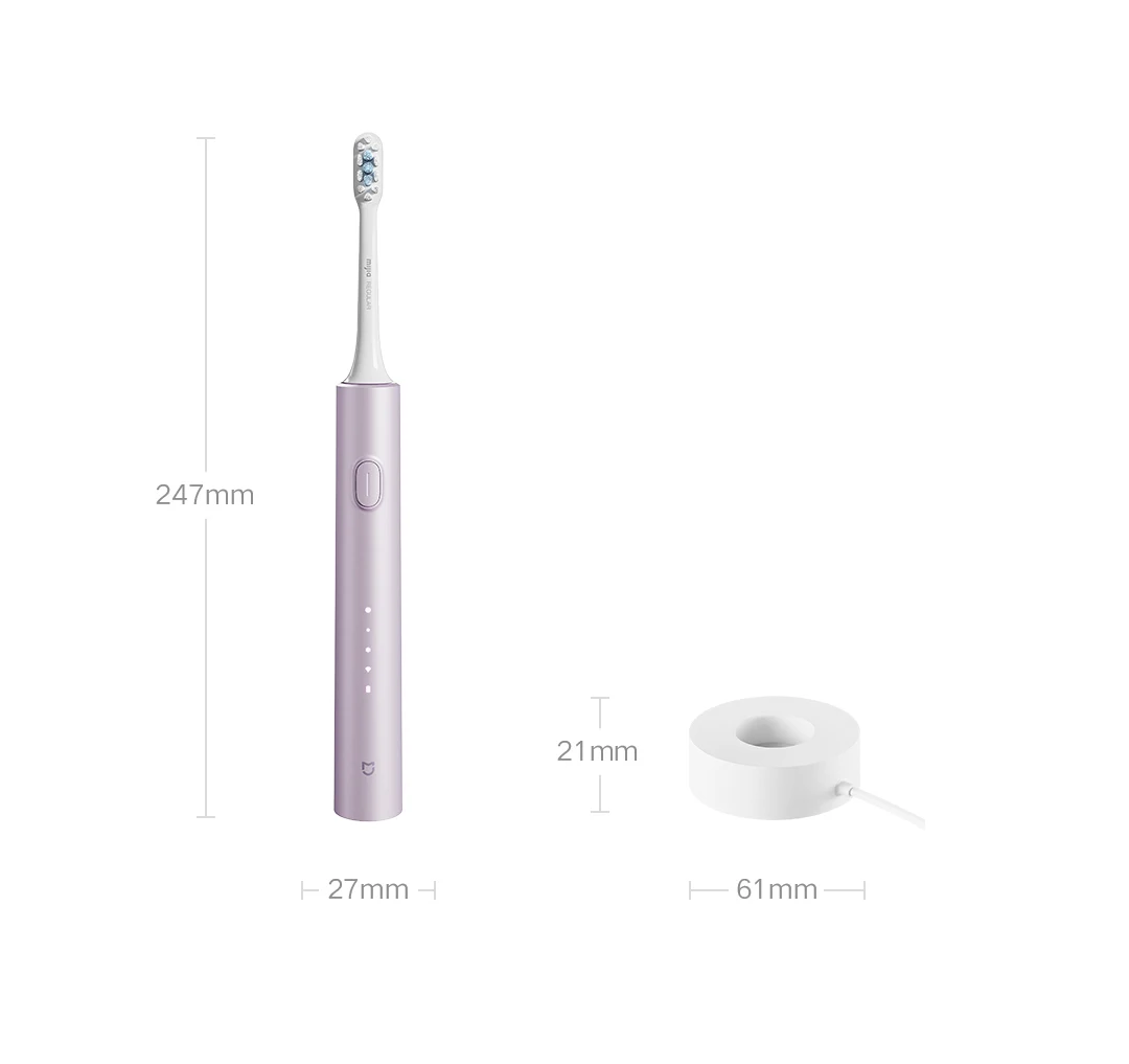 MIJIA T302 Electric Sonic Toothbrush USB Charge Rechargeable For Adult Waterproof Electronic Whitening Teeth Tooth Brush