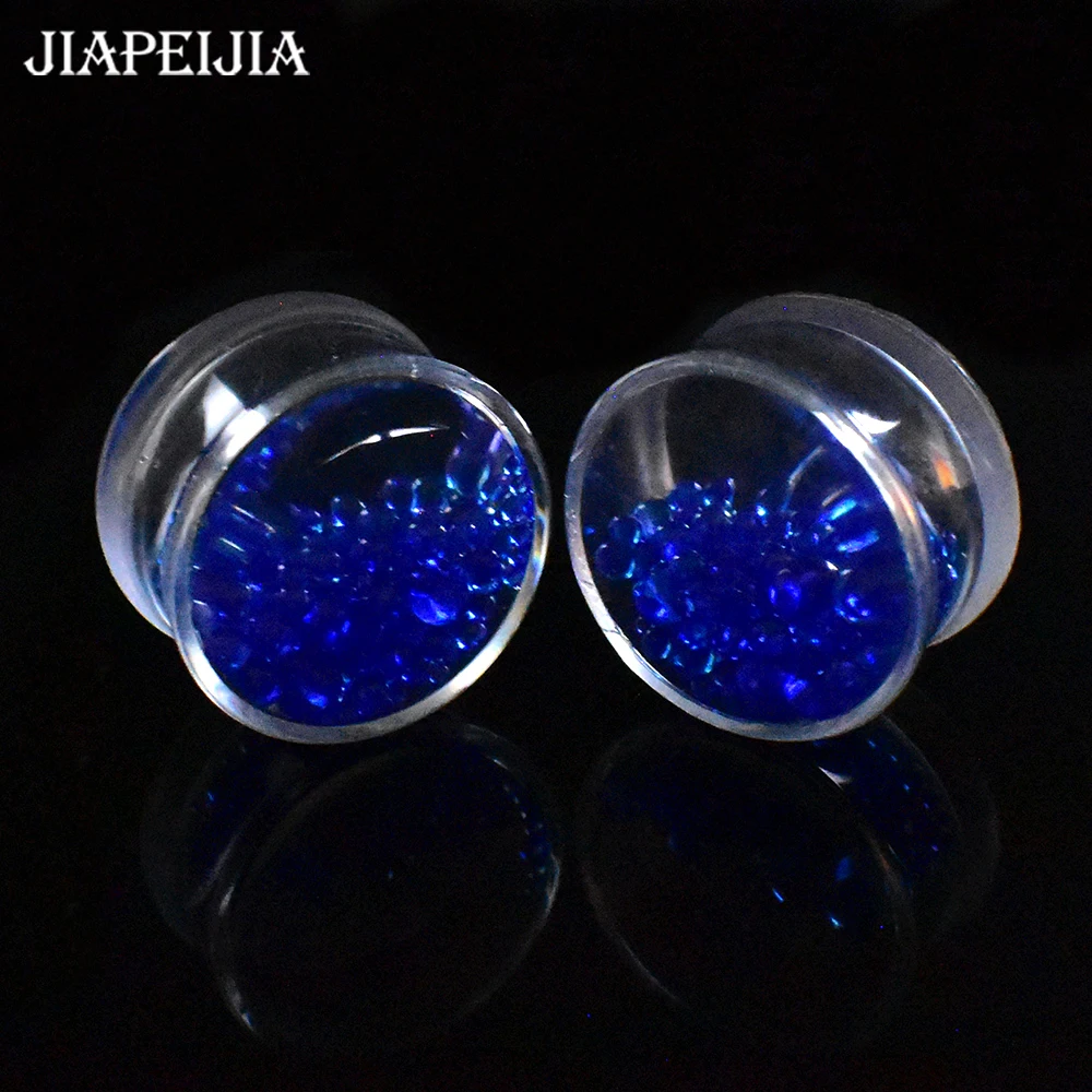 Colored Balls Acrylic Ear Tunnels Gauges and Plugs Ear Expander Studs Stretching Ear Piercing Earring 8-30mm