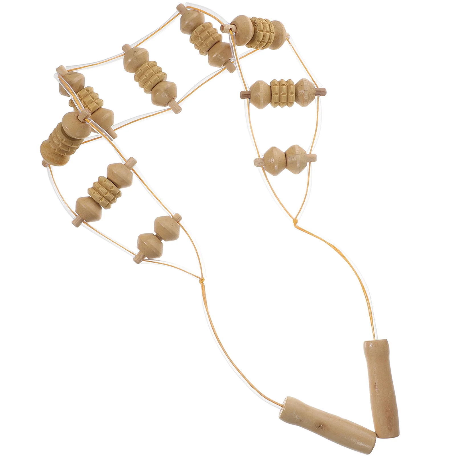 Rouleau de Massage en bois pour muscles, couleur mixte, corps, cou, jambes, dos, outil de Fitness, soulagement de la douleur musculaire, thérapie des points de déclenchement