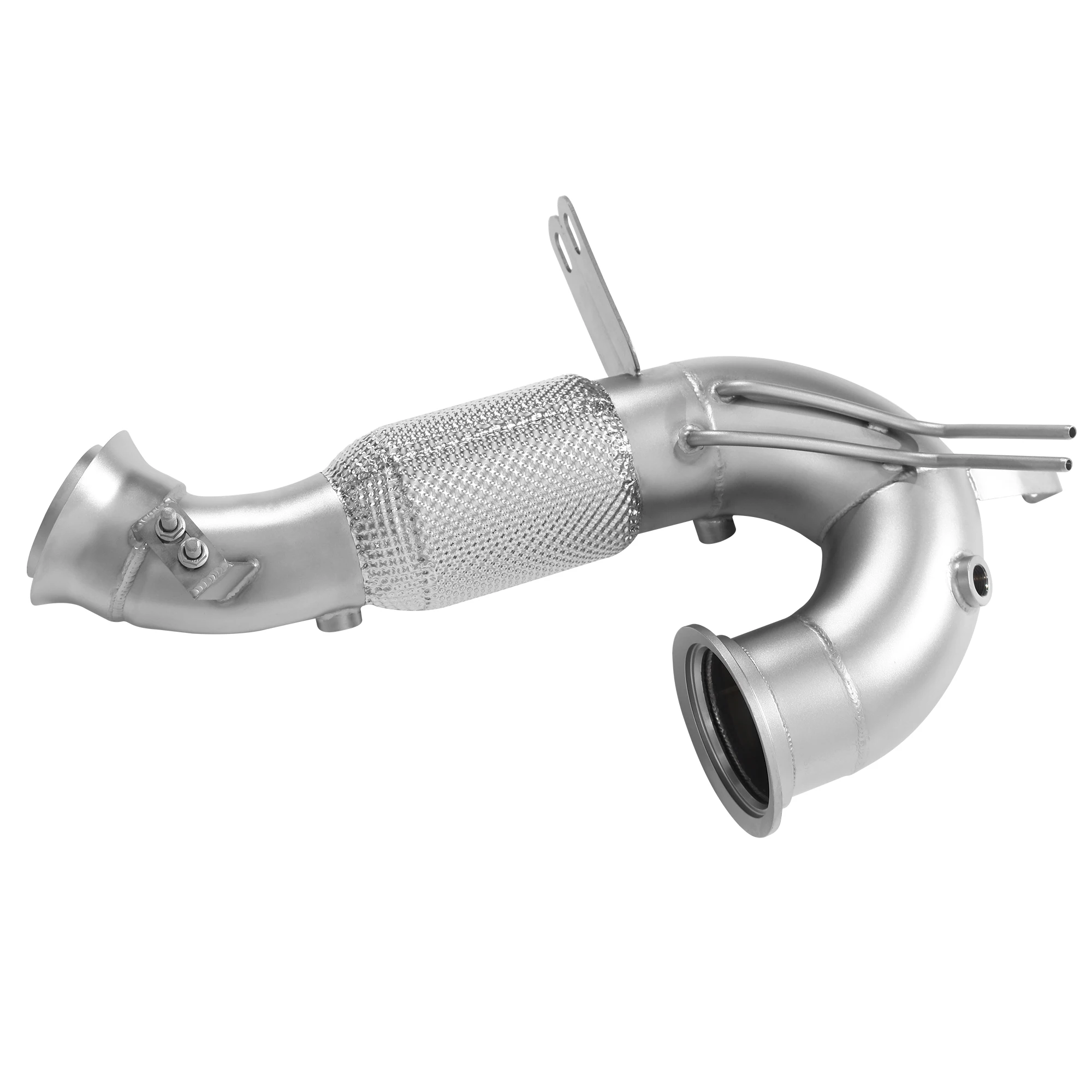 Catted Downpipe for 2022-2023 Mercedes Benz C180 C200 C260 C300 W206 1.5T 200Cell Exhaust Pipe  with Catalytic Converter