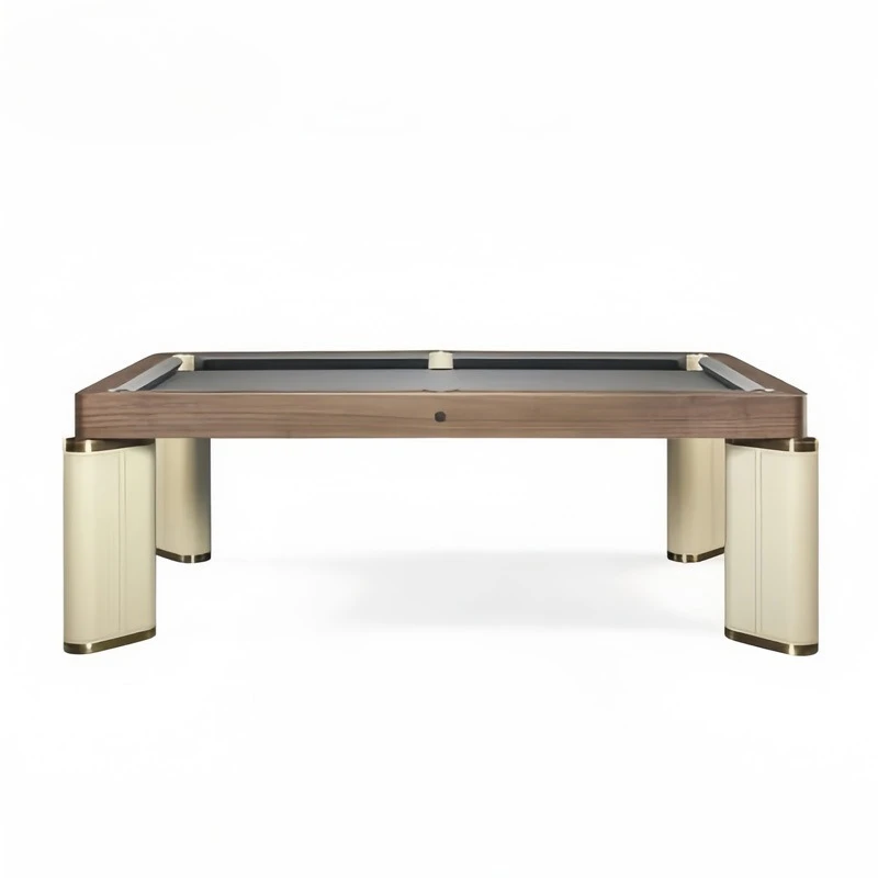 Italian style, light luxury solid wood home pool table dining table 2-in-1 luxury house designer pool table