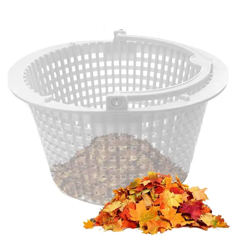 

Pool Strainer Basket Swimming Pool Skimmer Basket Outdoor Hot Tub Skimmer Basket Plastic Skimmer Filter Basket for Deribs Leaves