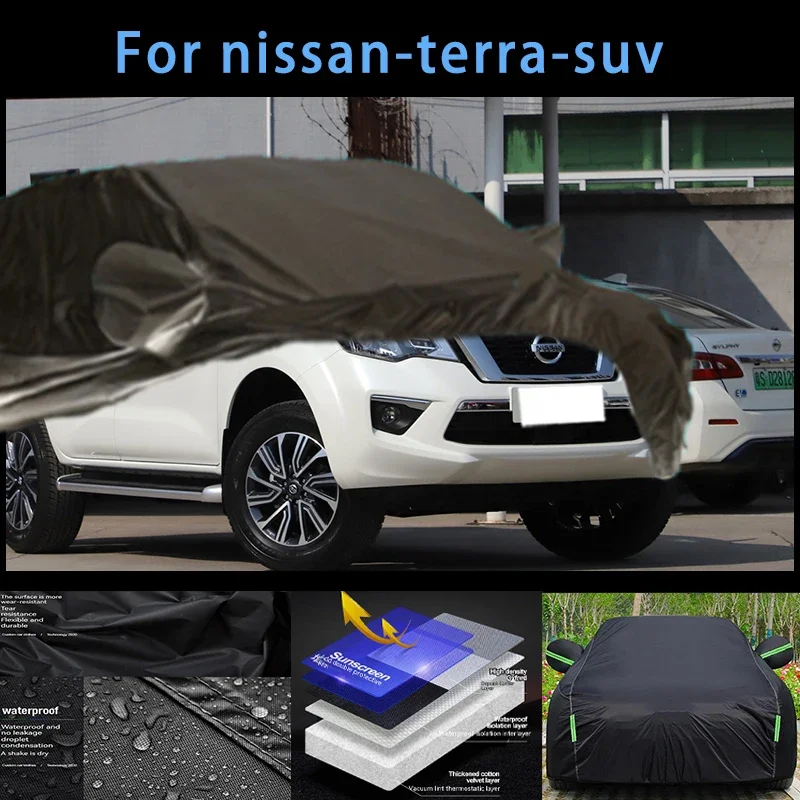 

For nissan-terra-suv Outdoor Protection Full Car Covers Snow Cover Sunshade Waterproof Dustproof Exterior Car accessories