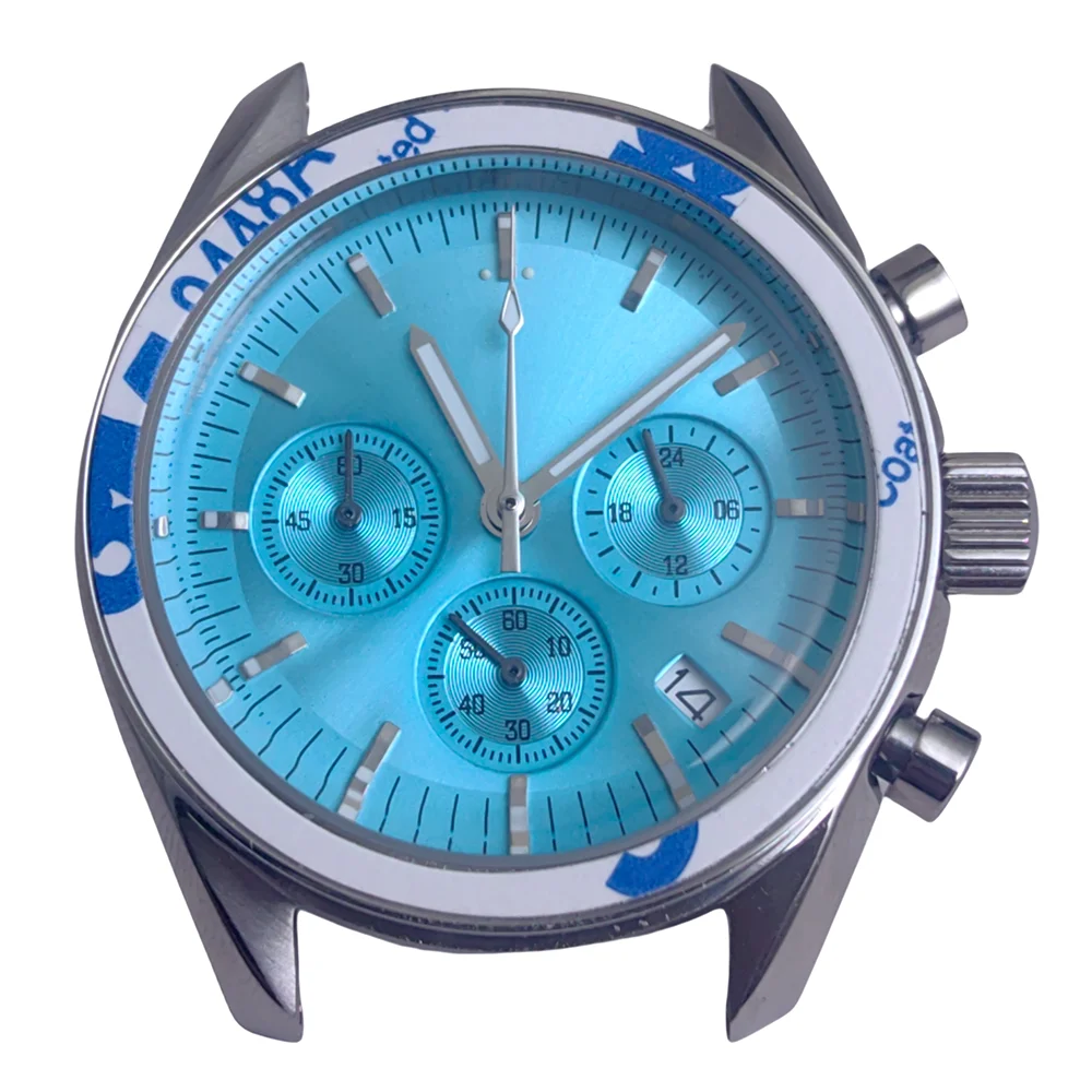 Mostrador de 32.5mm para caixa de 40mm, acessórios de relógio de movimento vk63 e reparo de acessórios de relógio vk63