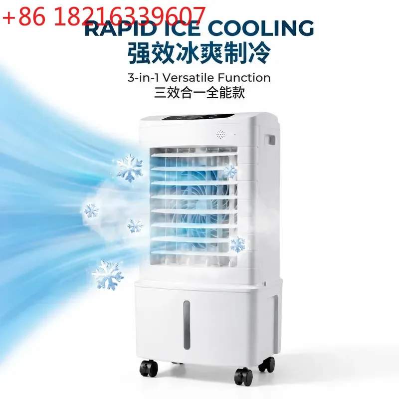 YAO Portable Desktop Air Conditioning Fan with Water Cooling and Humidification for Home Dormitory Office Small Space