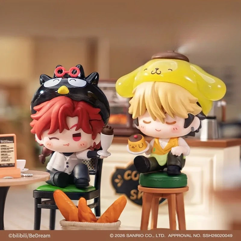 Official Link Click Sanrio Sweet Time Mini Figurine Blind Box Cheng Xiaoshi Pochacco Lu Guang Cinnamoroll Hello Kitty Anime Toy view 4