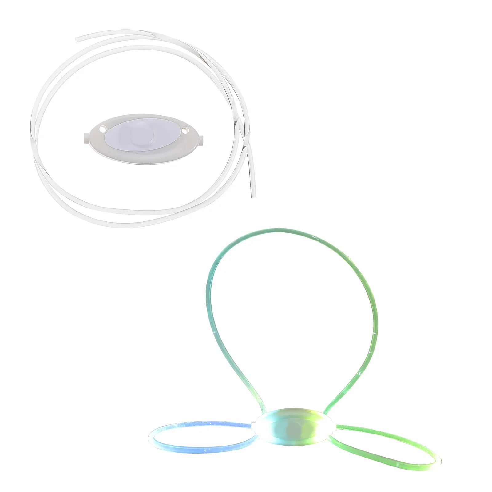 

2Pcs Glowing Pet Collar LED Dog Collar Lightweight Comfortable Flashing Lanyard for Safe Cuttable Pet Necessity