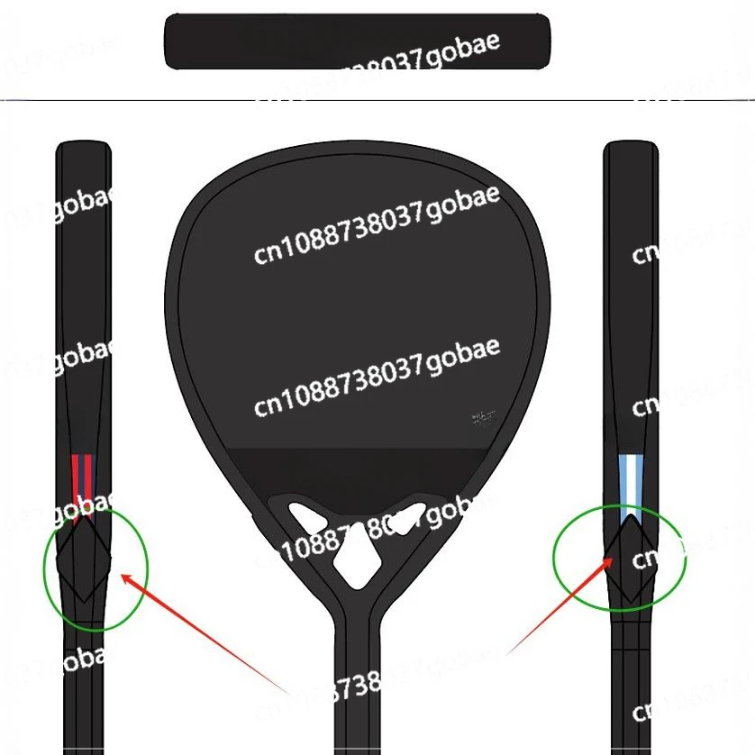 Carbon Fiber Beach Racket Beginner Tennis Racket Personalized Creative Board Beach Racket