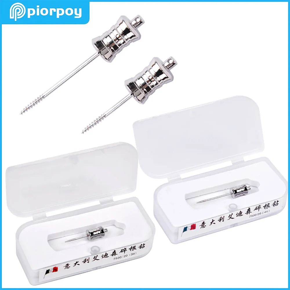 

PIORPOY Dental Broken Root Drill Removal Tool Stainless Steel Extractor Apical Root Fragments Drill Medical Dentistry Materials