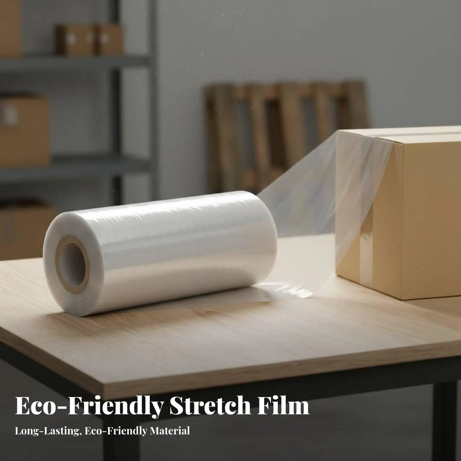 PE Stretch Film Roll for Automotive and Industrial Packaging Film