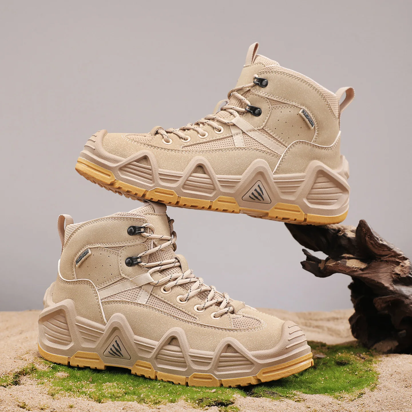 

Уличная походная обувь среднего размера, всепогодная мужская нескользящая, прочная и дышащая походная и альпинистская обувь на все сезоны