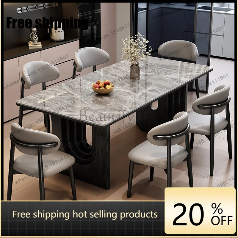 XX.Unique Chairs Dining Tables Space Italian Designer Expandable Black Dining Tables Modern Extending Mesas Comedor Furniture Ho