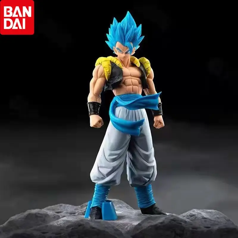 

31CM Anime Dragon Ball Z Super Saiyan Blue Gogeta PVC Action Figure Model Toys Desktop Decoraction Children Birthday Gift