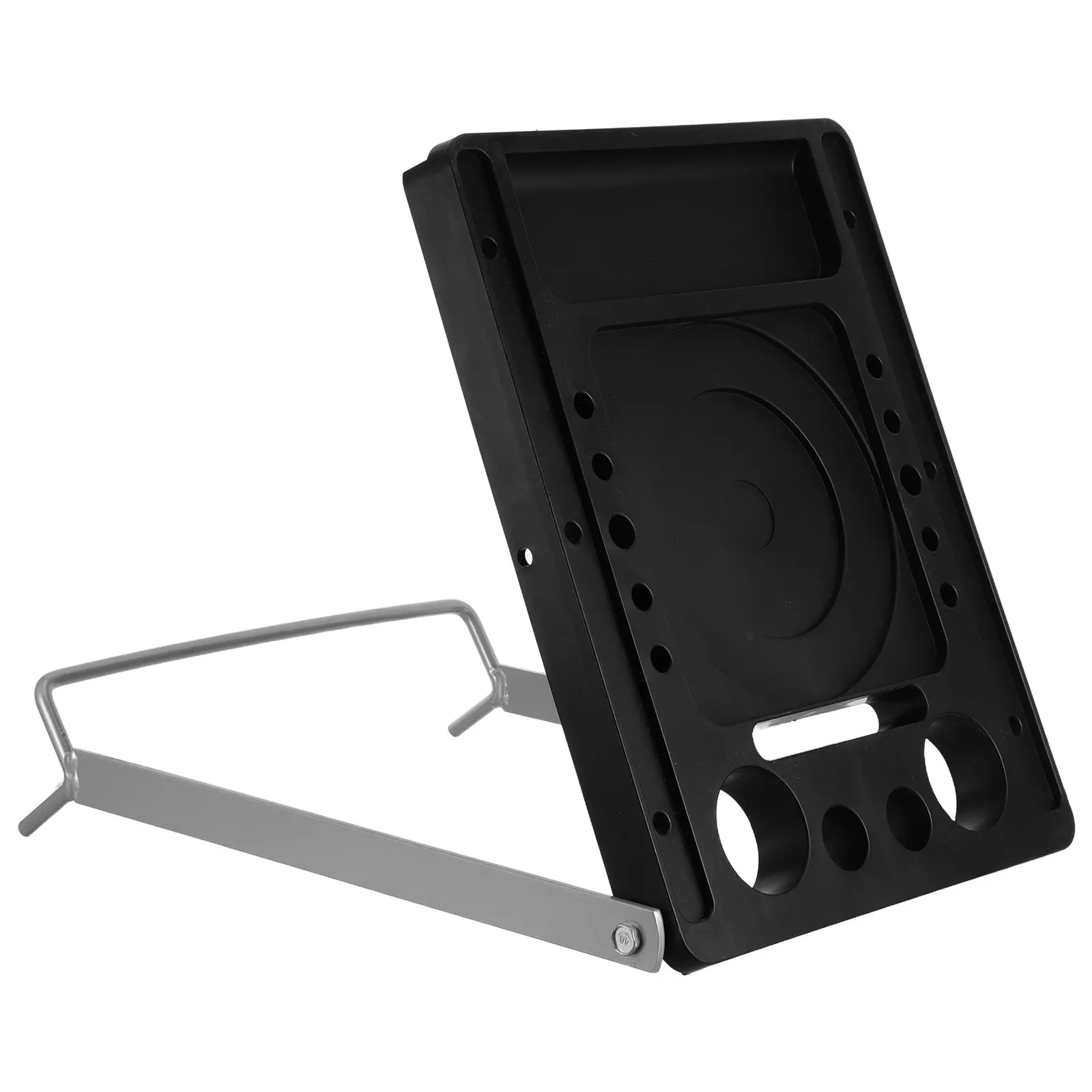 Folding Step Ladder Platform Storage Tray Anti-Slip Tool Holder 13.78x10.63 Inches Work Tray Accessory for Painters Cleaners view 4