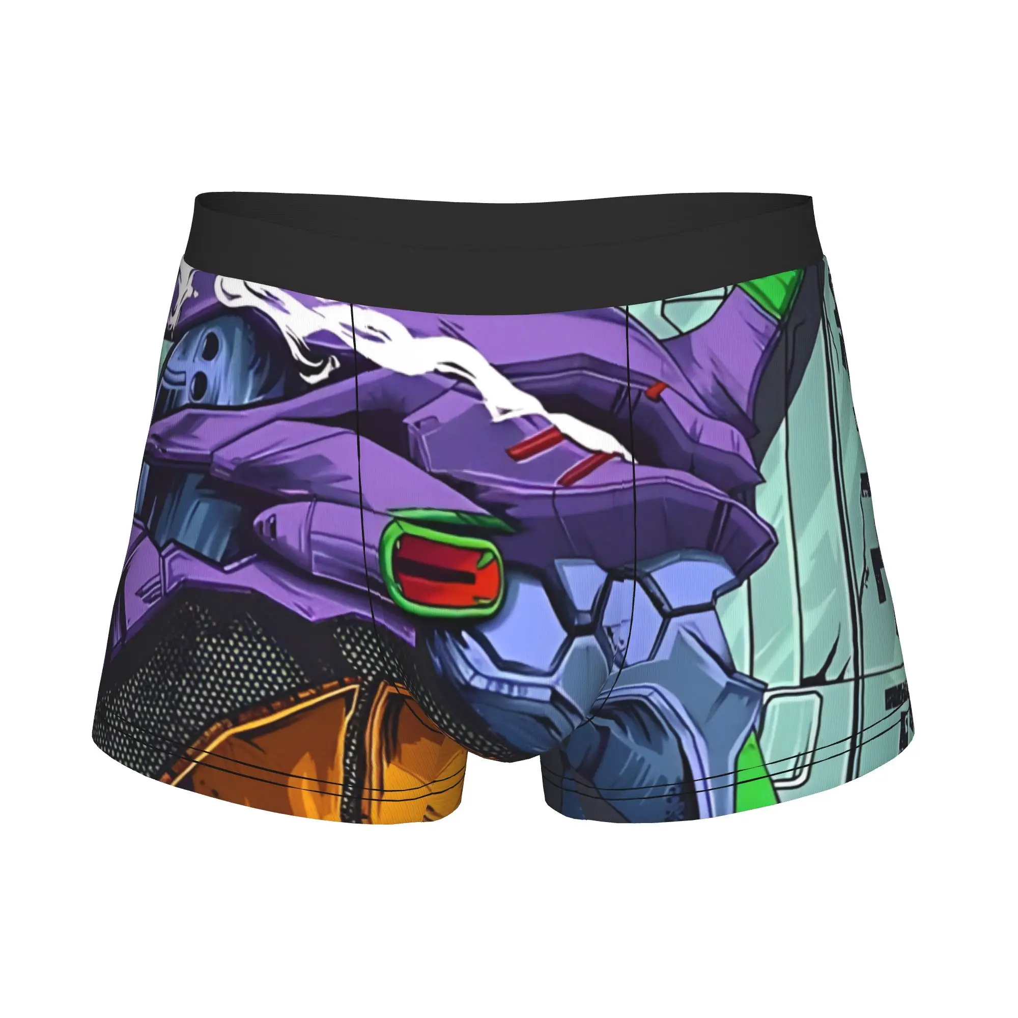 Evangelion   EVA 01  Bandai EVA Underpants Breathbale Panties Man Underwear Comfortable Shorts Boxer Briefs view 3