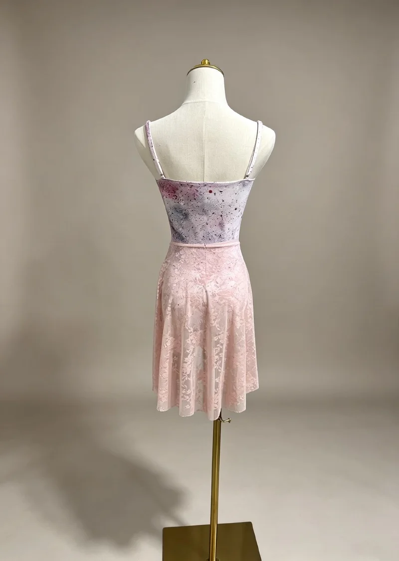 Ballett Tanzrock Frauen elegante Spitze Tanz Trikot Kleid Erwachsenen neuen Stil weißen Schwan Tanz Übungs rock – Detail 9