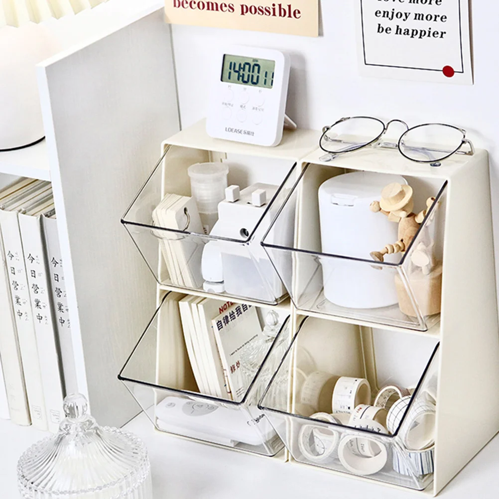 

Tea Bag Storage Organizer Coffee Pouch Holder Large Capacity Box Rack for Office Kitchen Pantry Double Layer Design